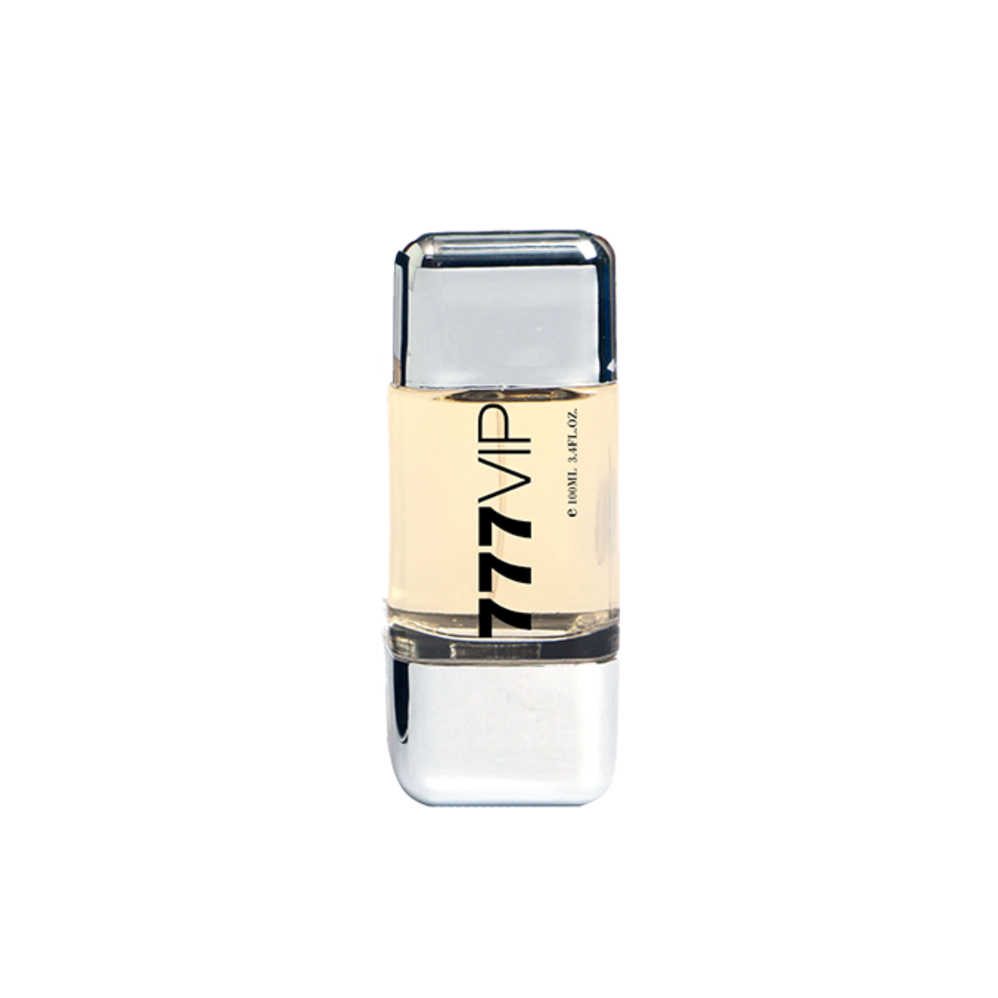 Perfume bottle labeled '777 VIP' on a white background. From EBC collection Brand.