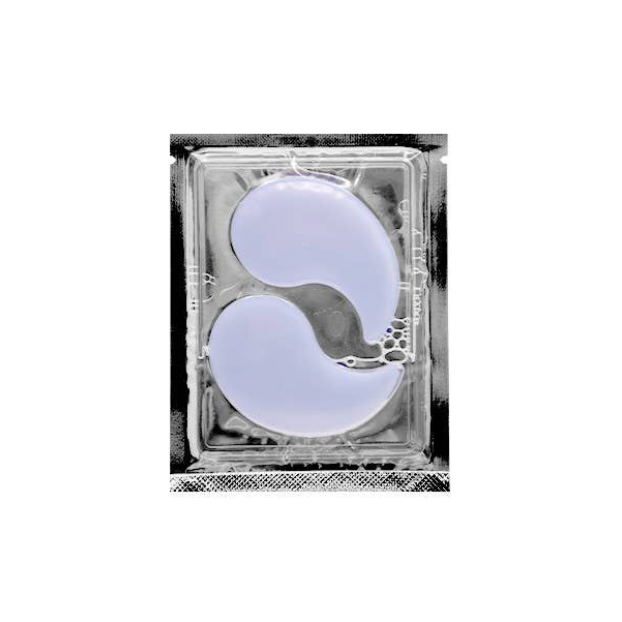 Pair of eye patches in a clear packaging on a white background from the brand Celavi.