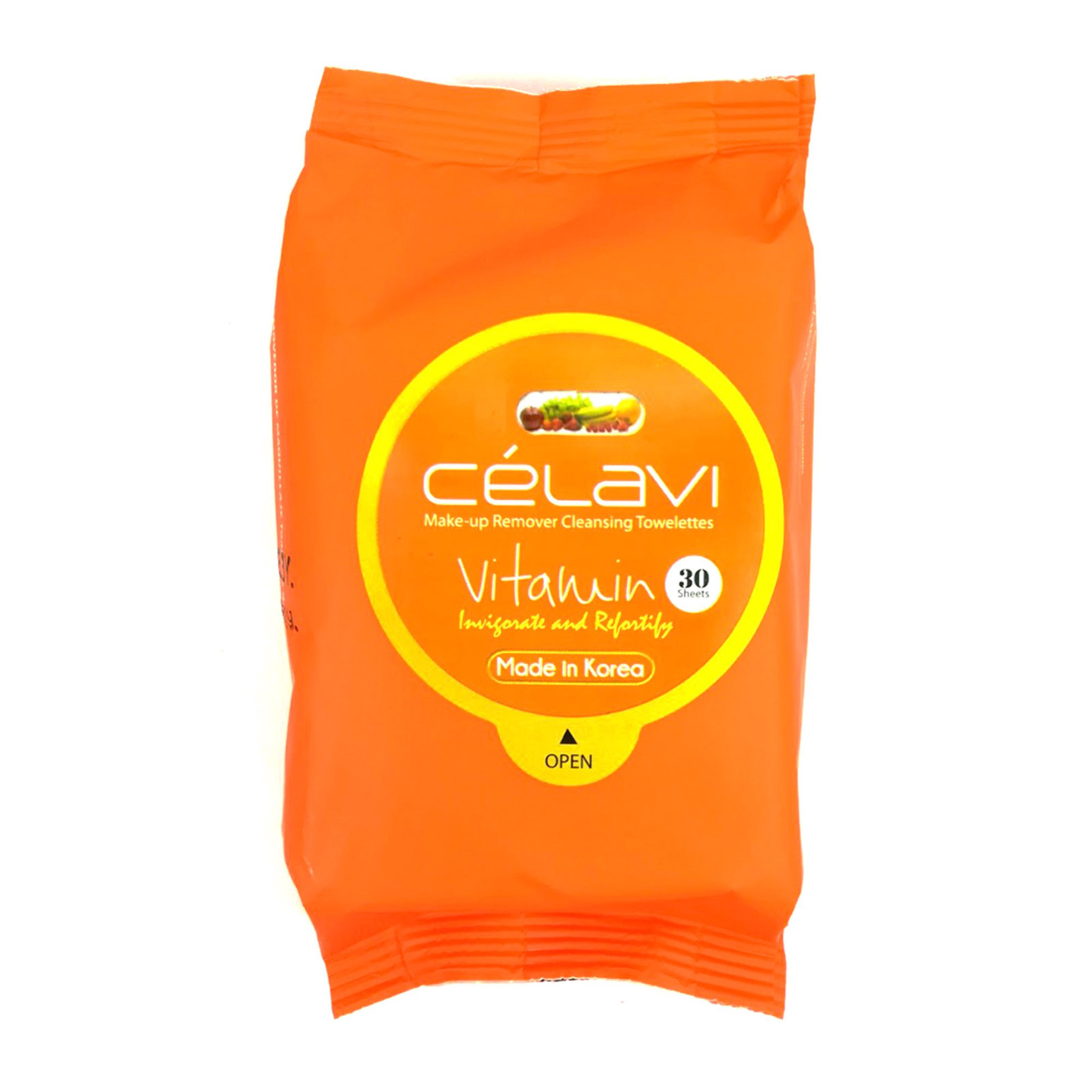 Celavi Vitamin Make-up remover Cleansing Towelettes