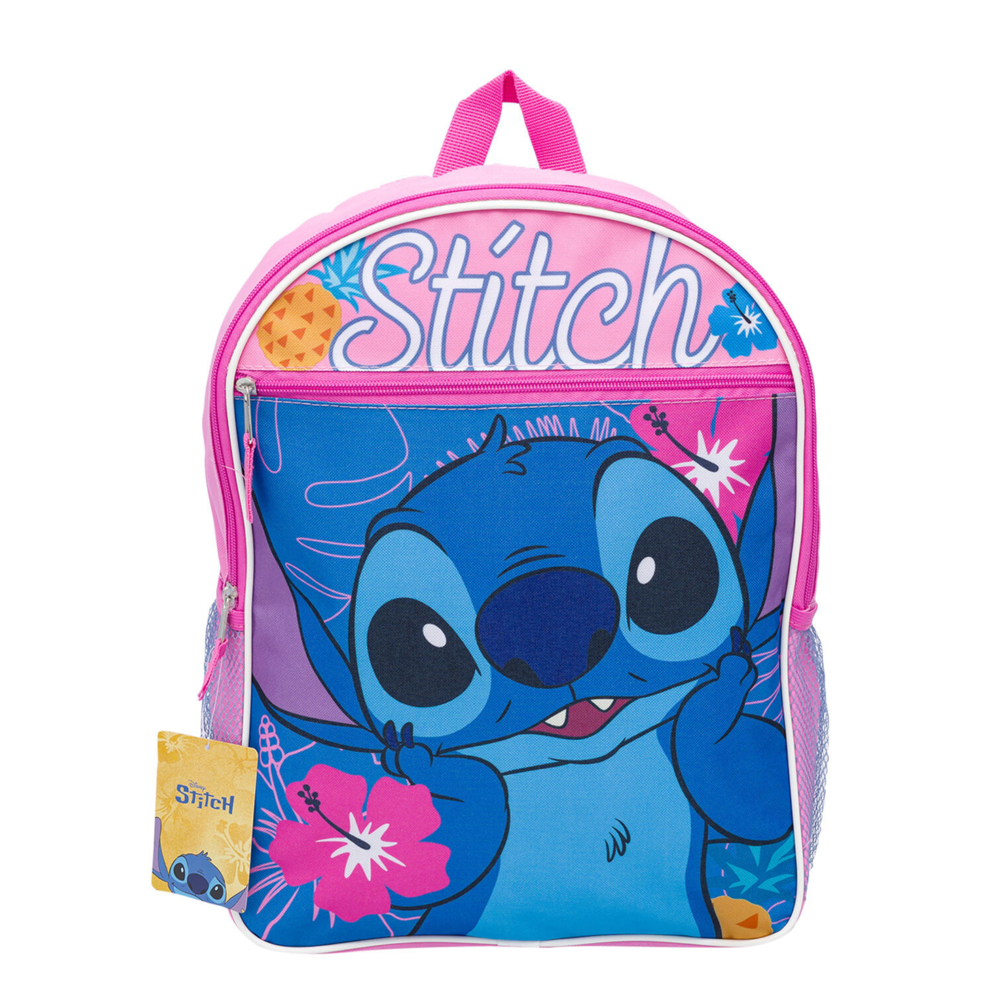 Backpack with Disney's Stitch character design on a white background