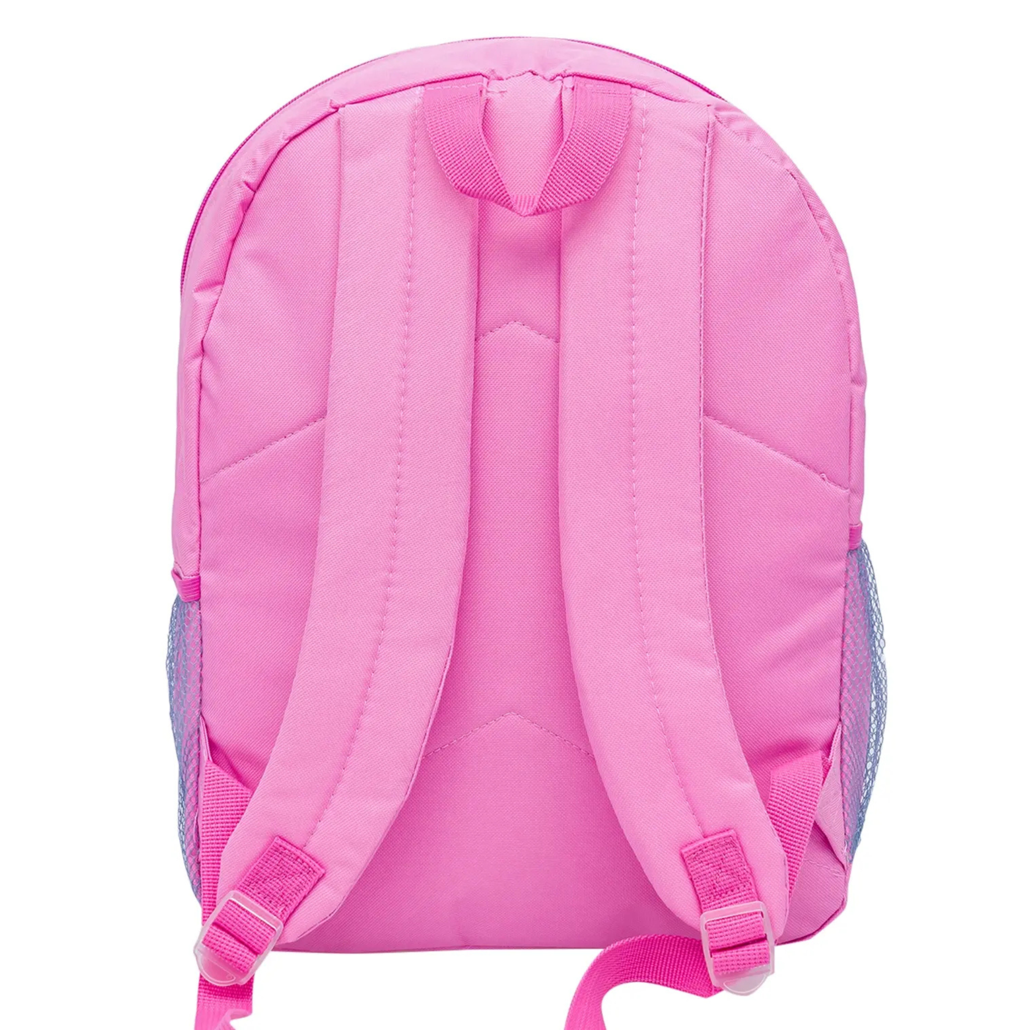 Lilo and Stitch Pink backpack on a white background