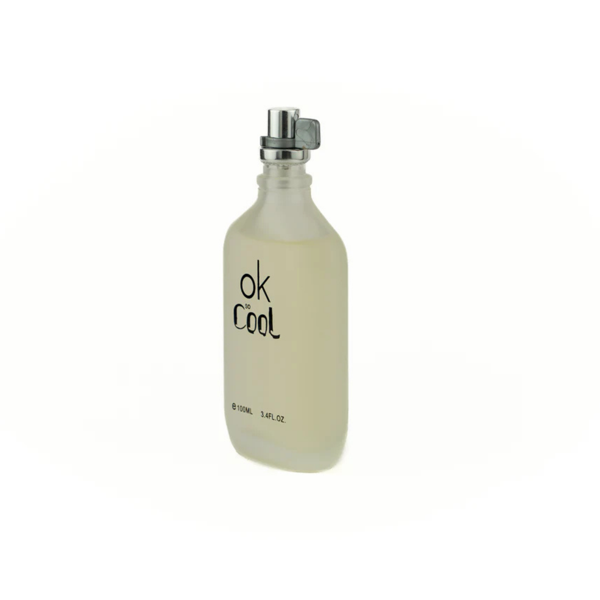 Bottle labeled 'ok cool' on a white background. This fragrance is from EBC Collection.