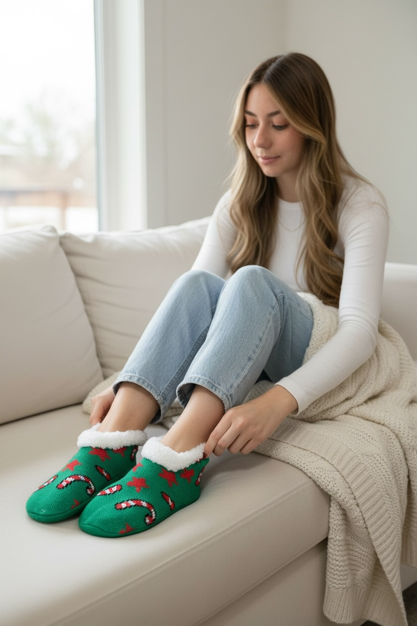 Women's Gripper Slipper Socks