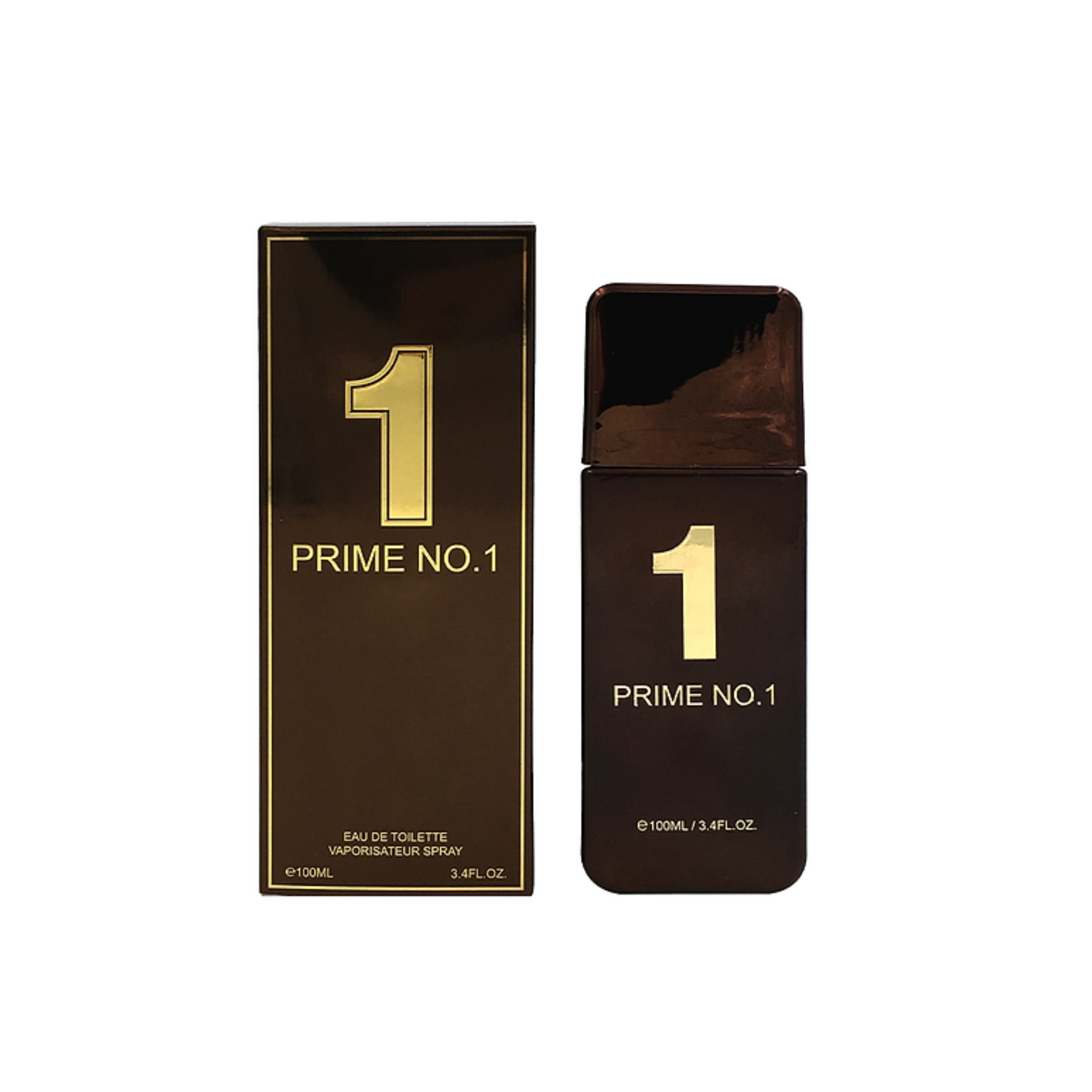 Prime No. 1 perfume bottle and packaging on a white background. This fragrance is from EBC Collection.