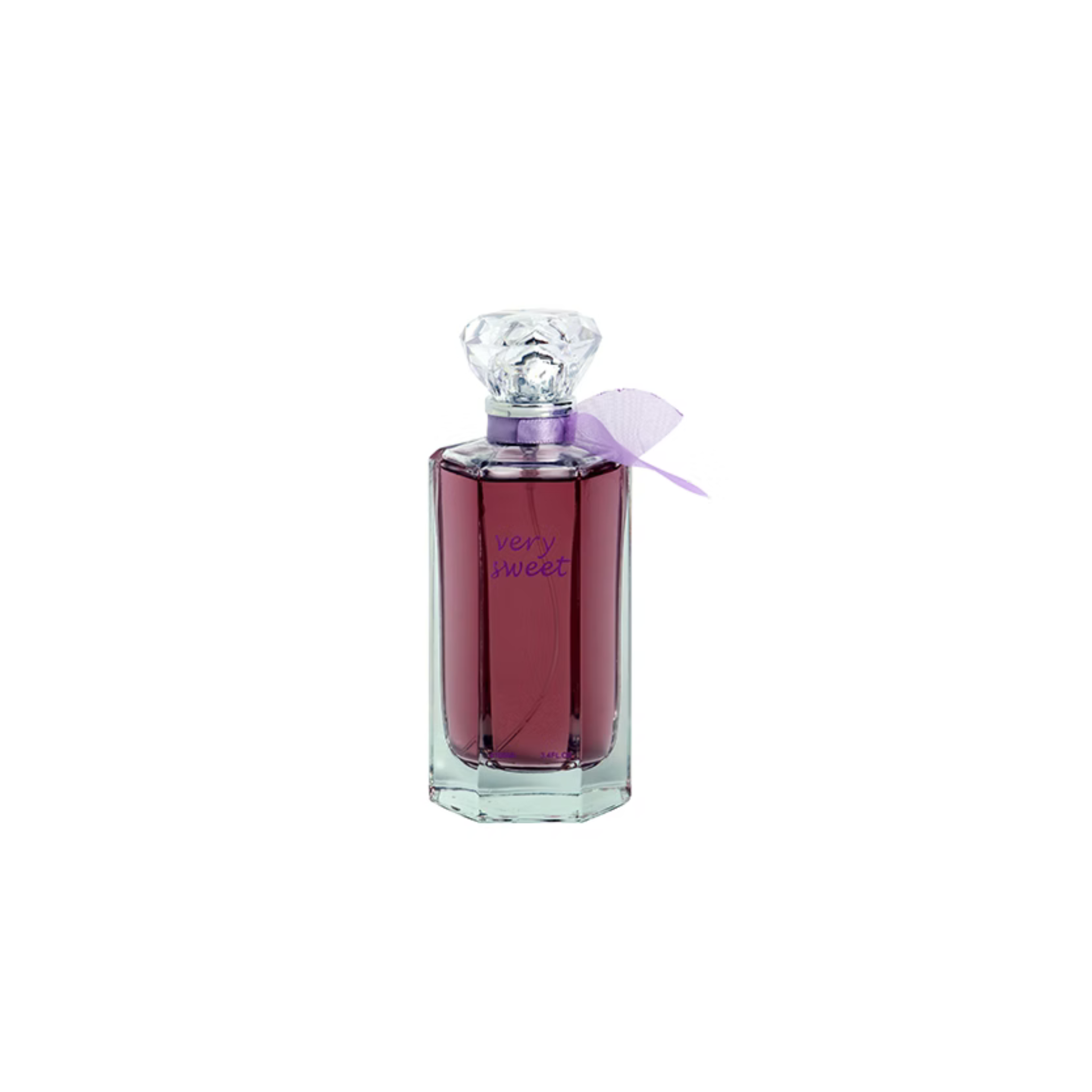 Perfume bottle labeled 'very sweet' on a white background. This fragrance is from EBC Collection.