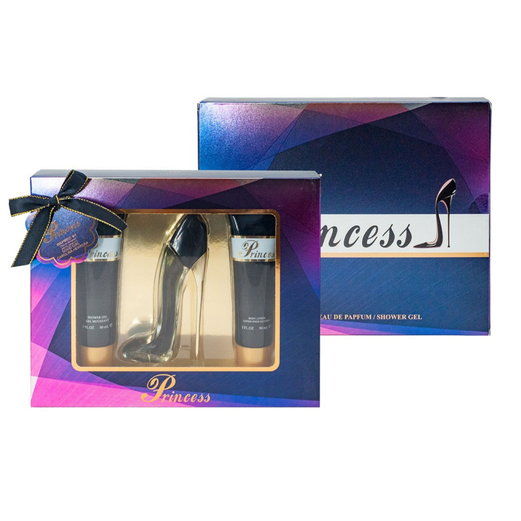 Princess Black High Heel Gift Set