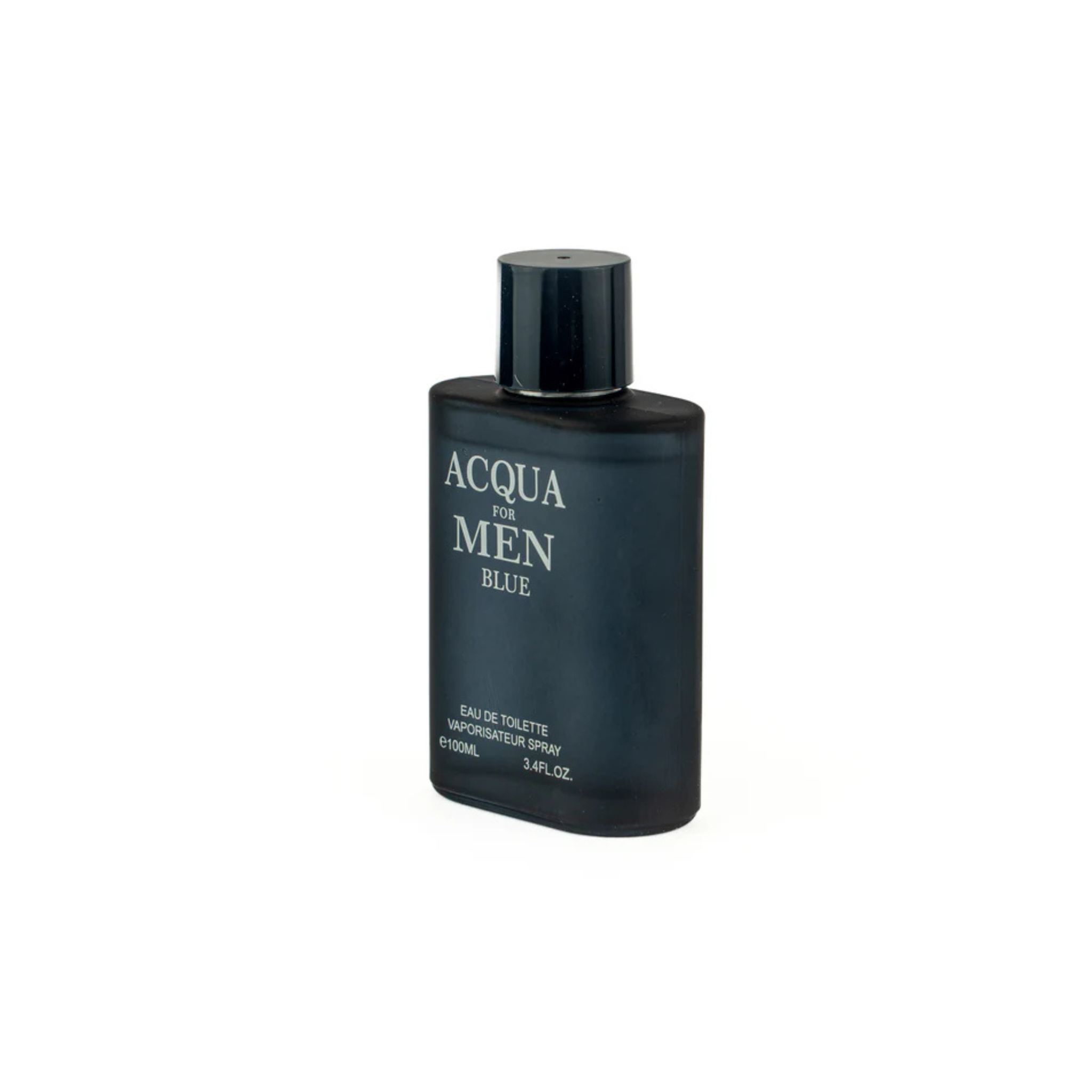 Perfume bottle labeled 'Acqua for Men Blue' on a white background. This fragrance is from EBC Collection brand.