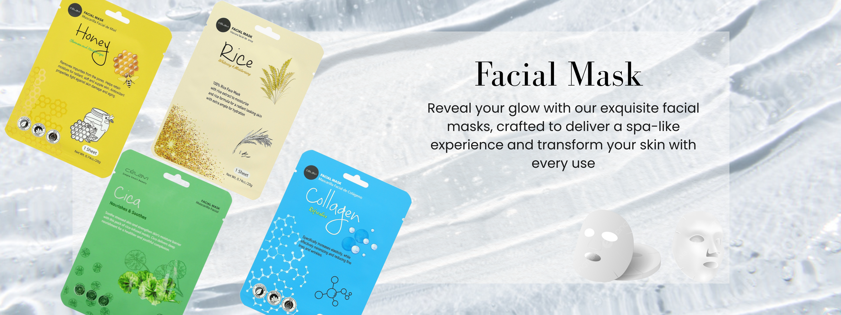 Beauty N Vanity Homepage Banner. This banner showcases the websites' beauty products and their benefits.