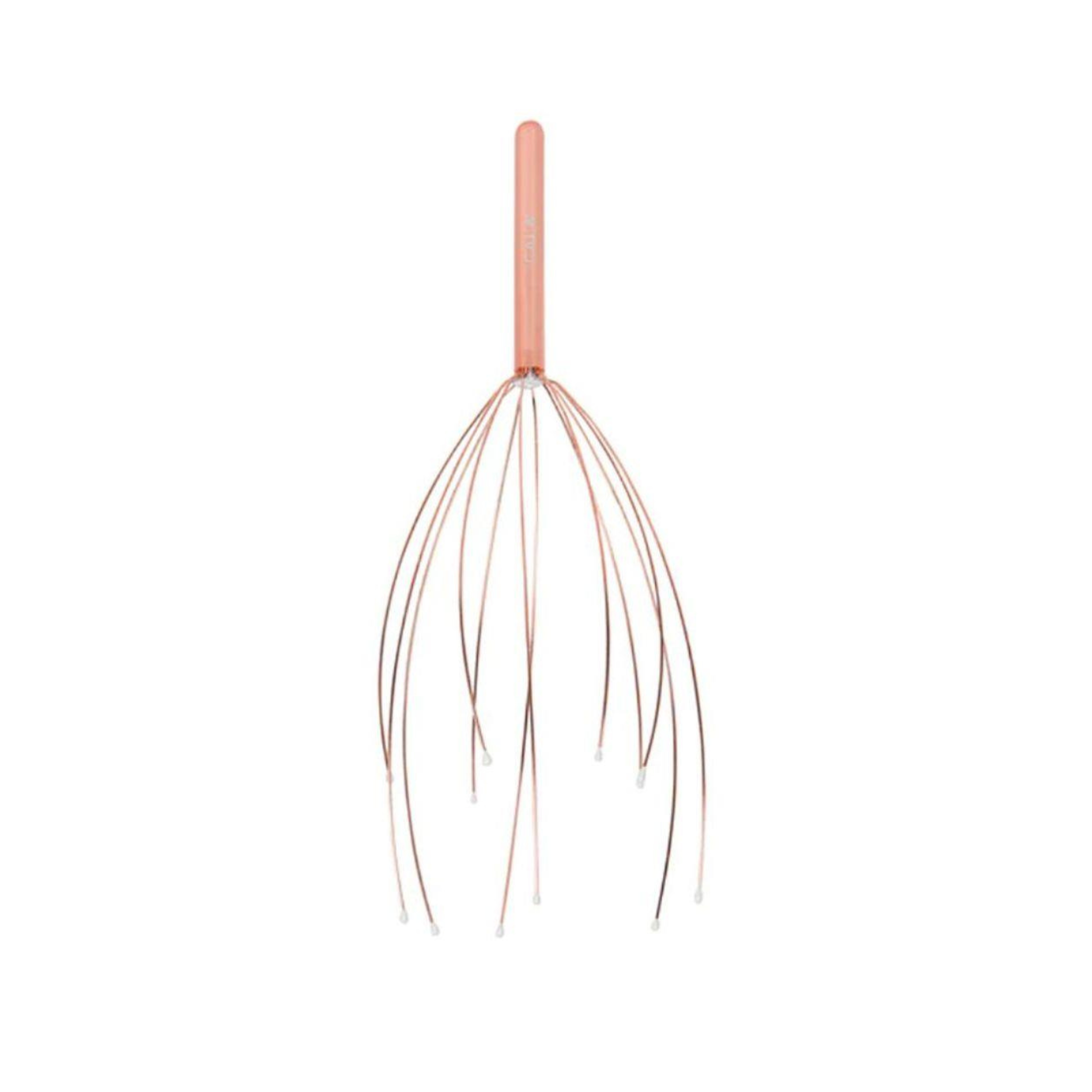 CALA Rose gold massage whisk on a white background