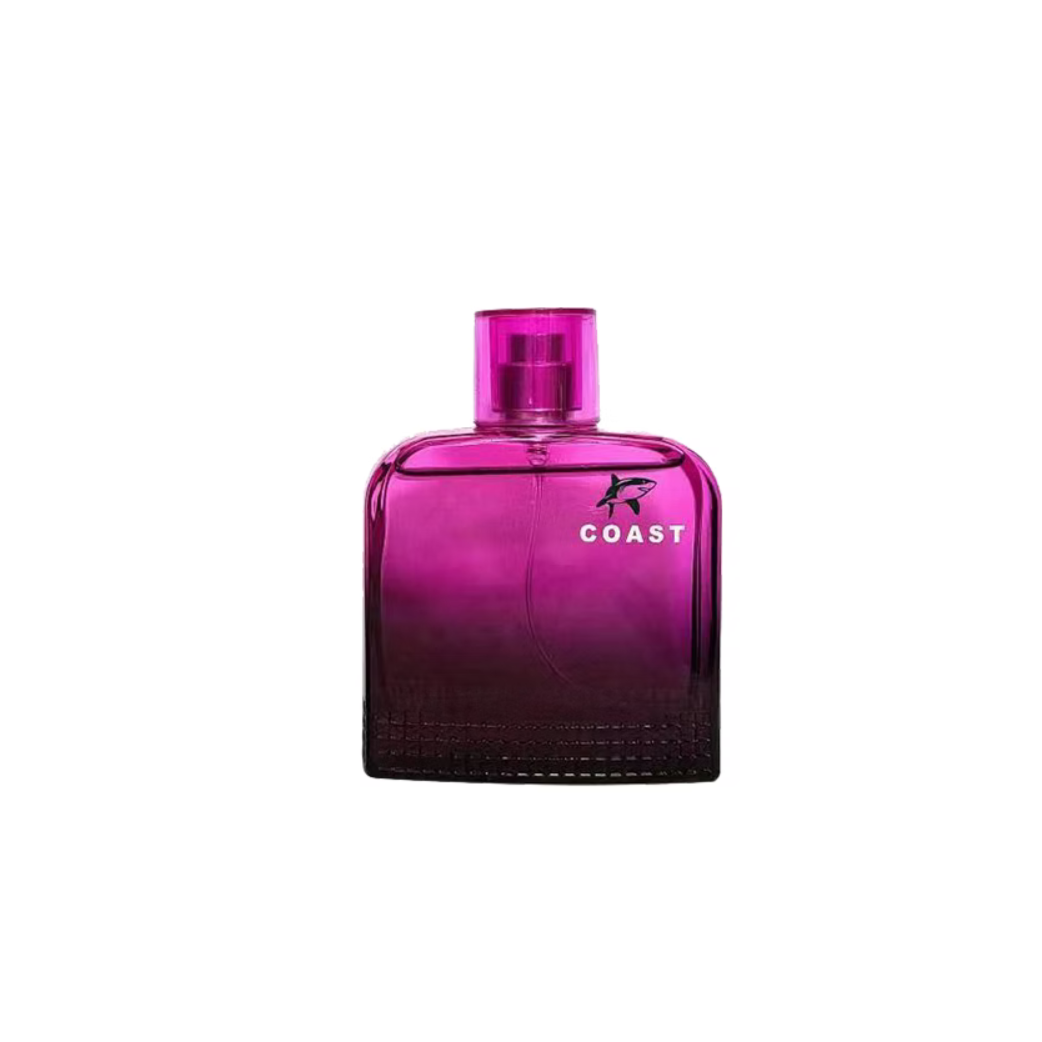 Coast Pure Magic Pink perfume bottle with 'COAST' branding on a white background. This fragrance is from EBC Collection.