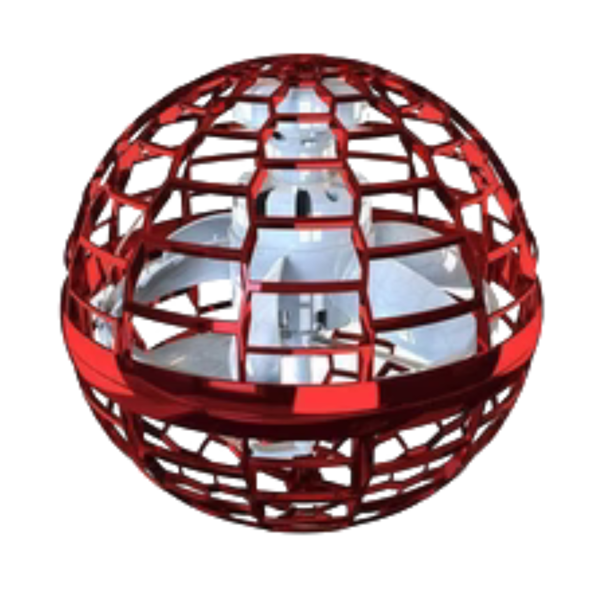 Flying Nova Pro Red Ball on a white background
