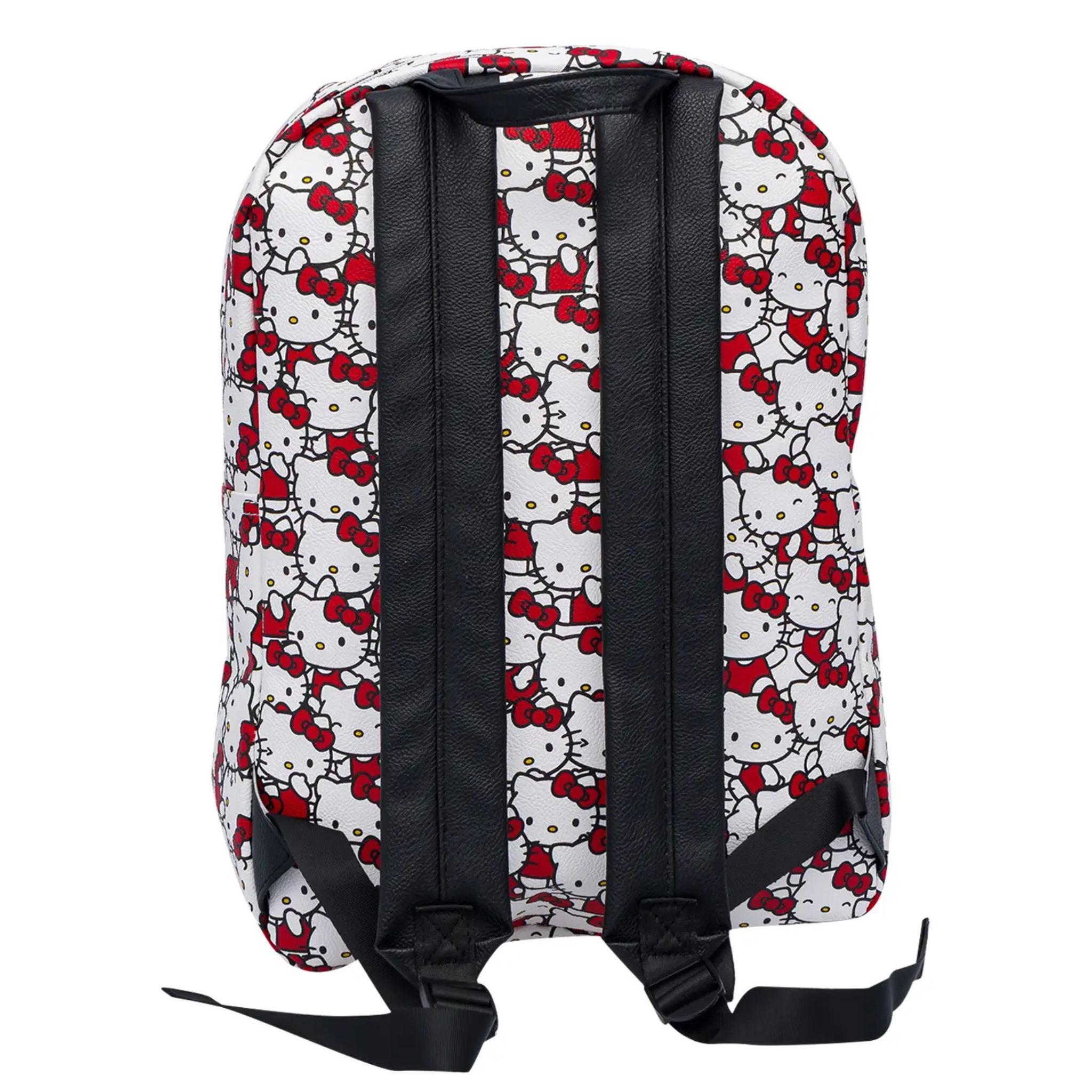 Backpack with Hello Kitty pattern on a white background