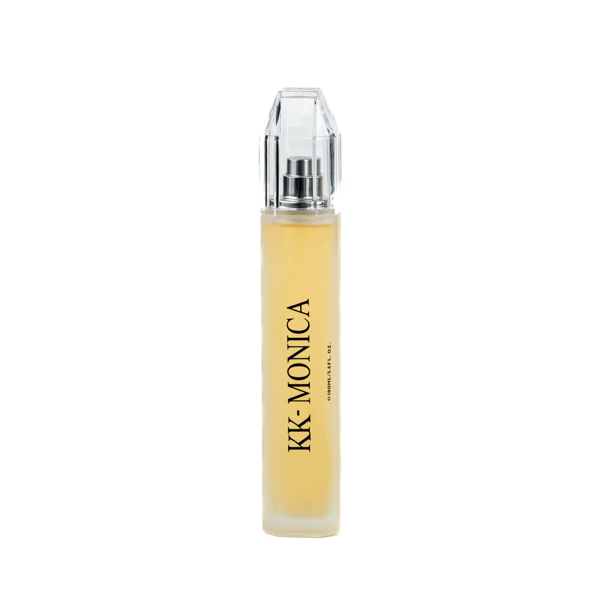 KK MONICA perfume bottle on a white background. this fragrance is from EBC Collection. 