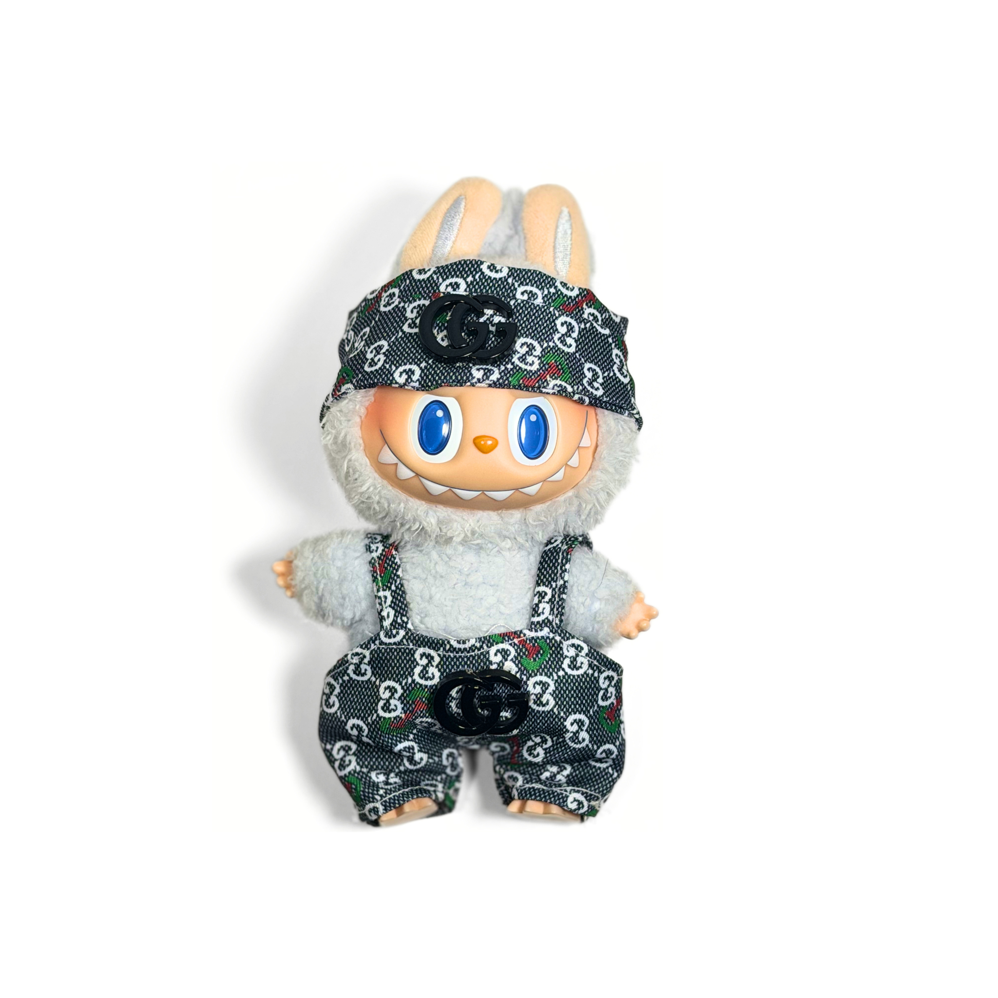 Bubu Outfit: Monogram Bucket Hat and Overalls Set