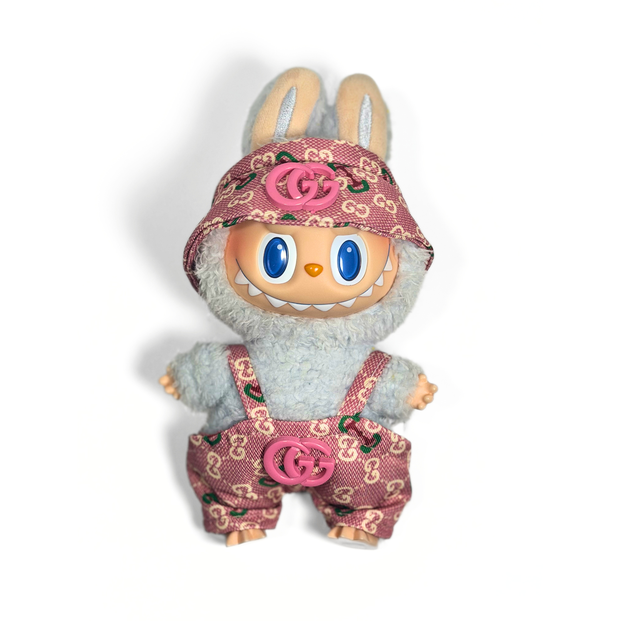 Bubu Outfit: Monogram Bucket Hat and Overalls Set