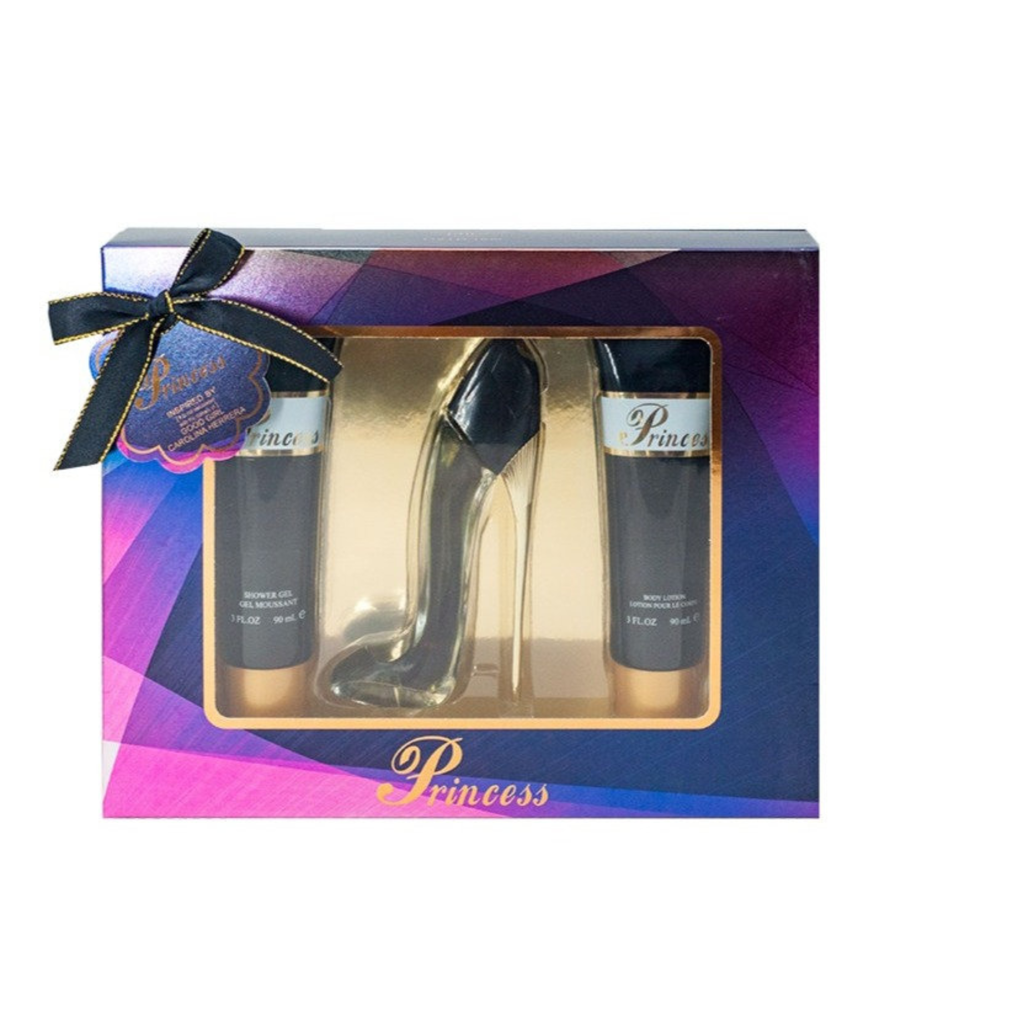 Princess Black High Heel Gift Set